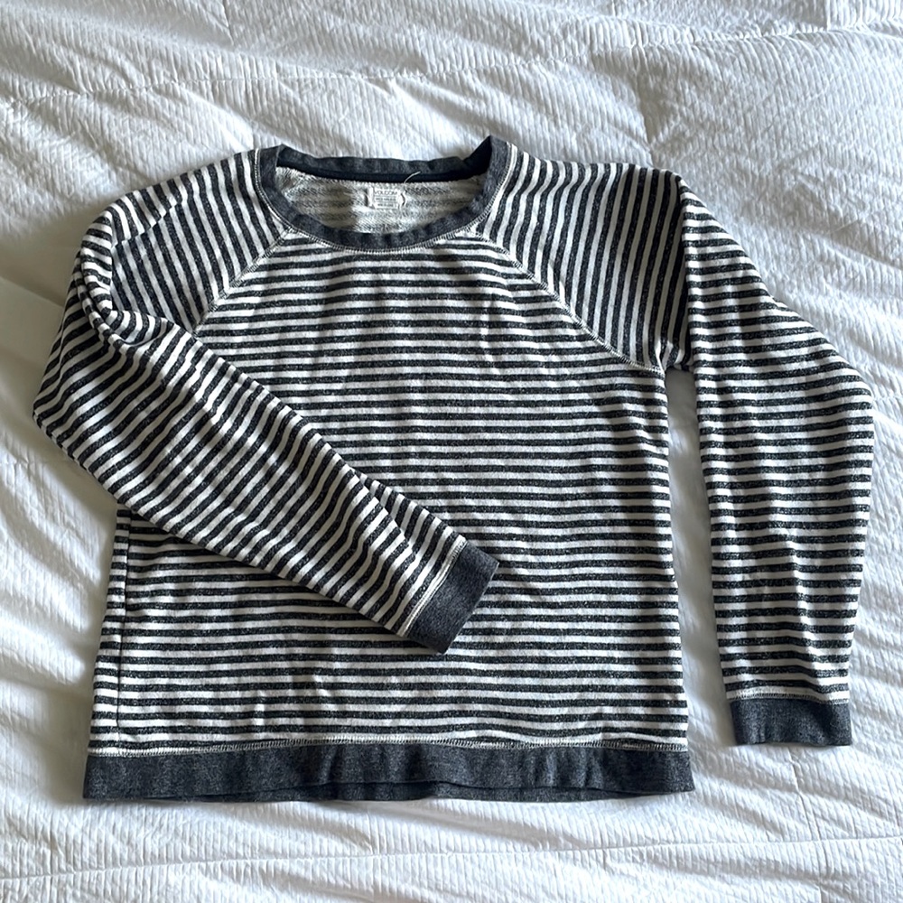 Volcom Striped Cotton Terry Sweatshirt